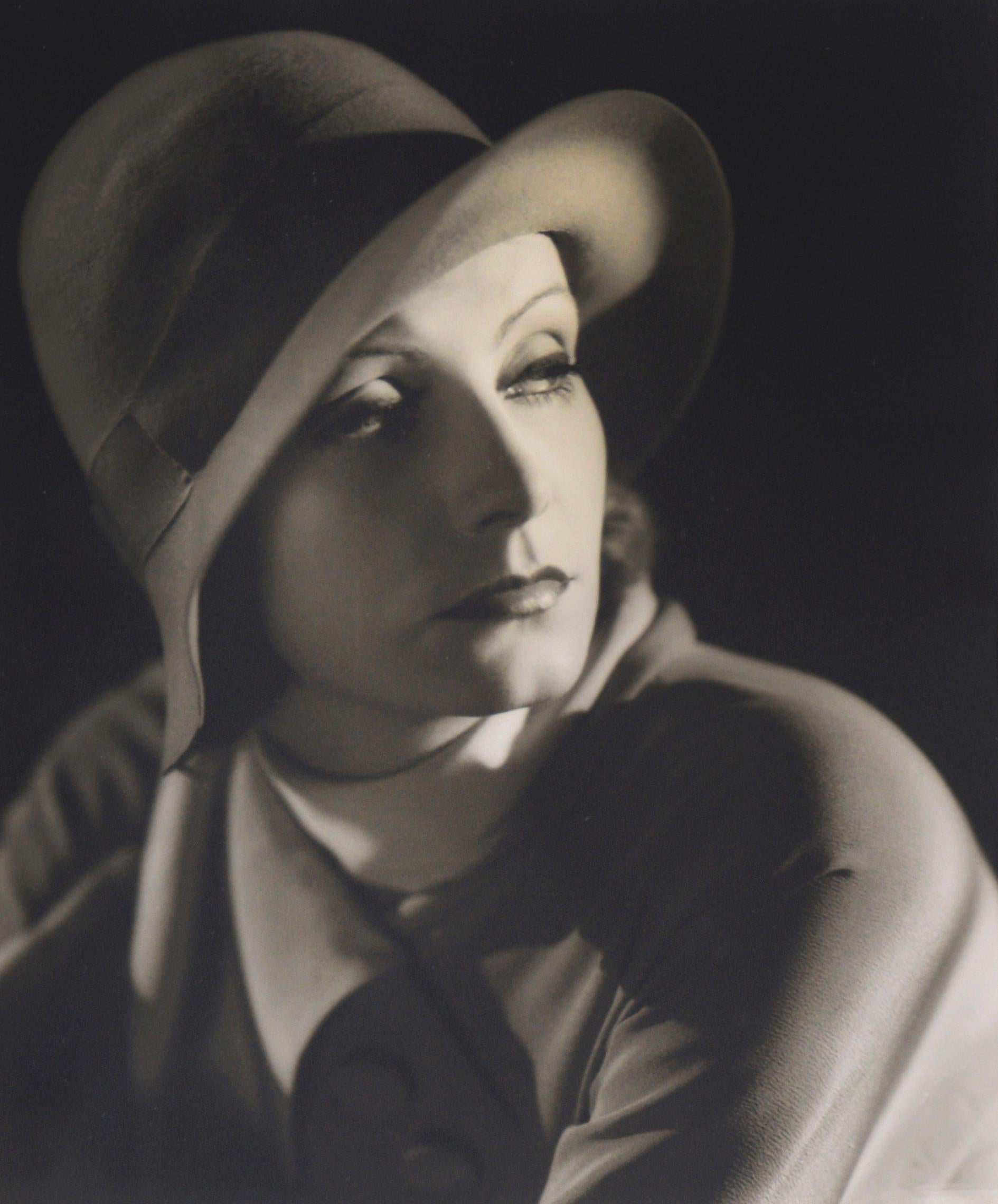 Greta Garbo - Black and White Photograph by Clarence Sinclair Bull, 1930 For Sale 2