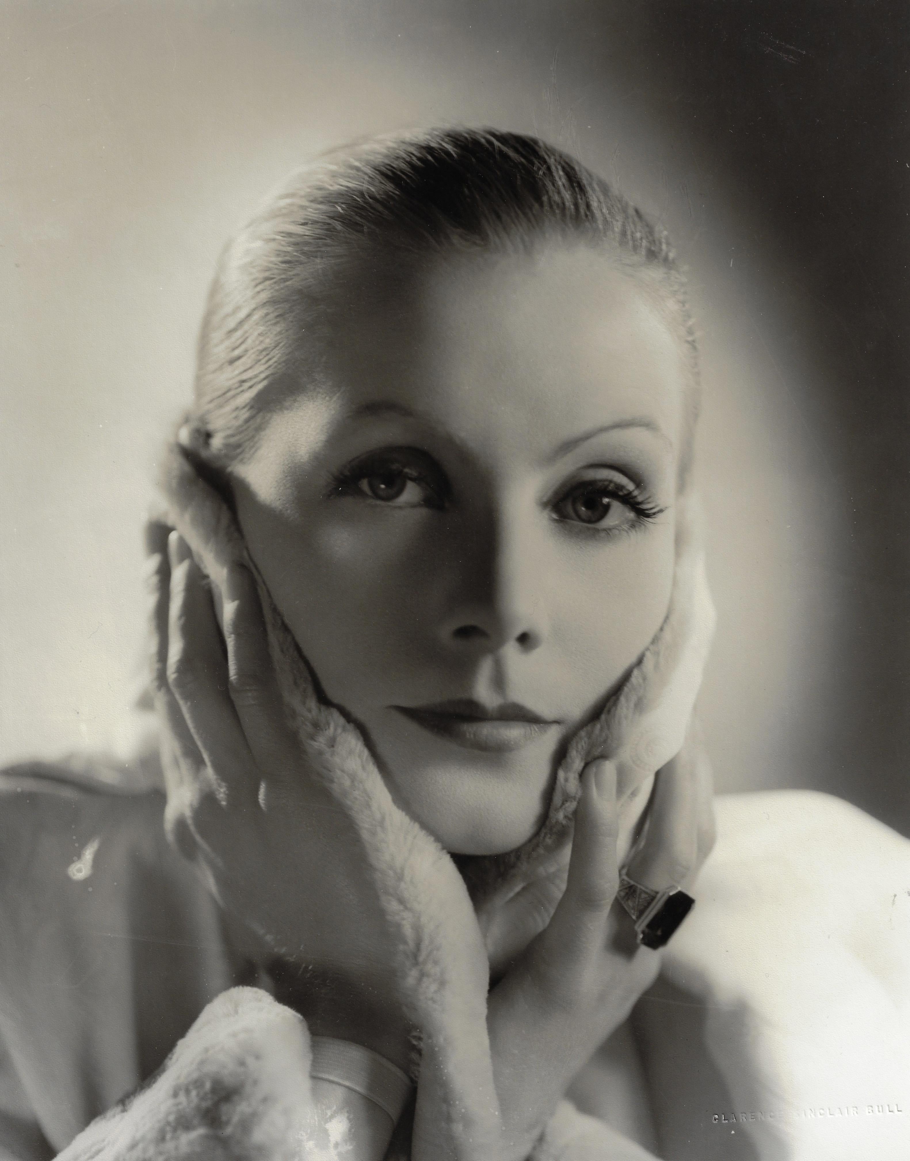 Clarence Sinclair Bull Black and White Photograph - Greta Garbo