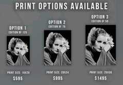 Greta Garbo "Inspiration" Globe Photos Fine Art Print