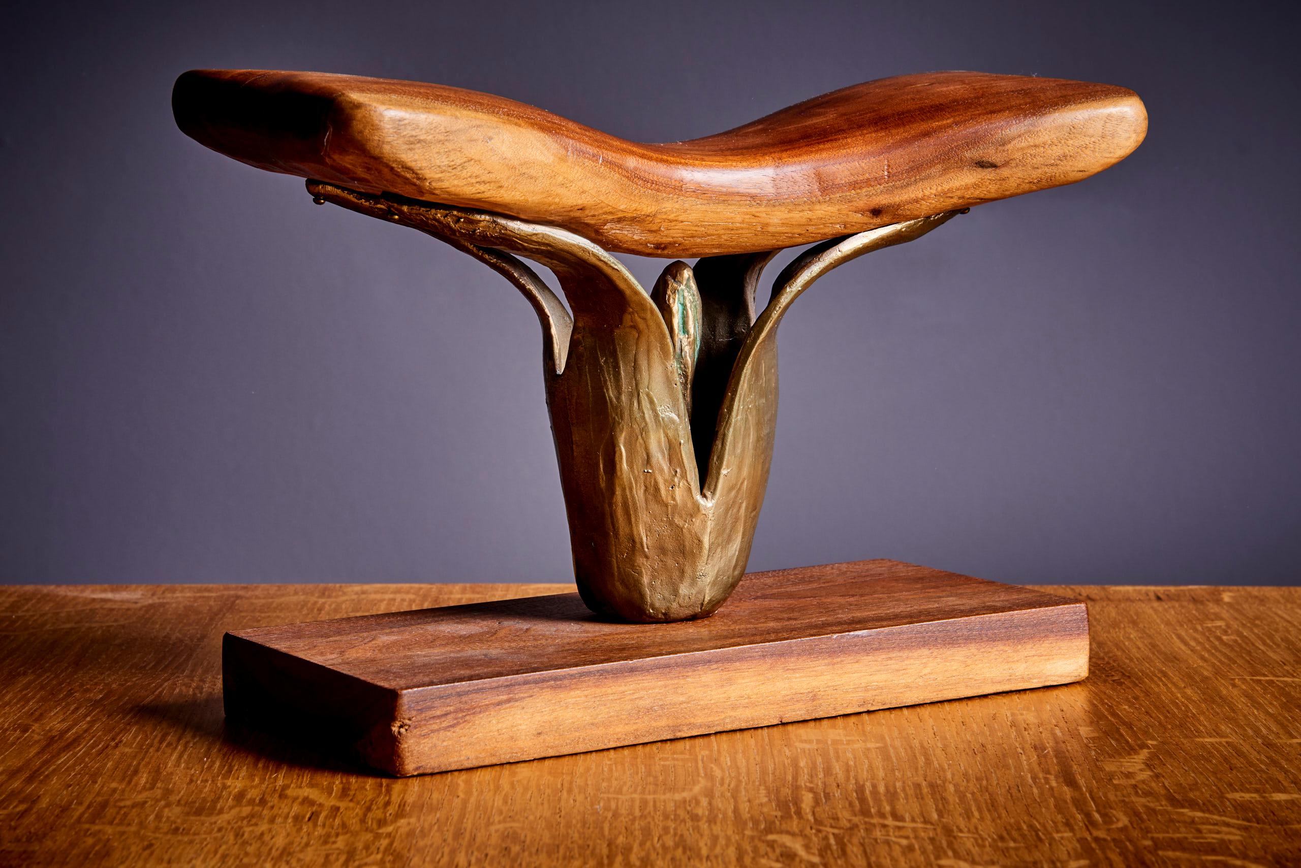 Collezione di Clarence Teed: una sedia, un piatto, una scultura e un libro di schizzi. in vendita 3