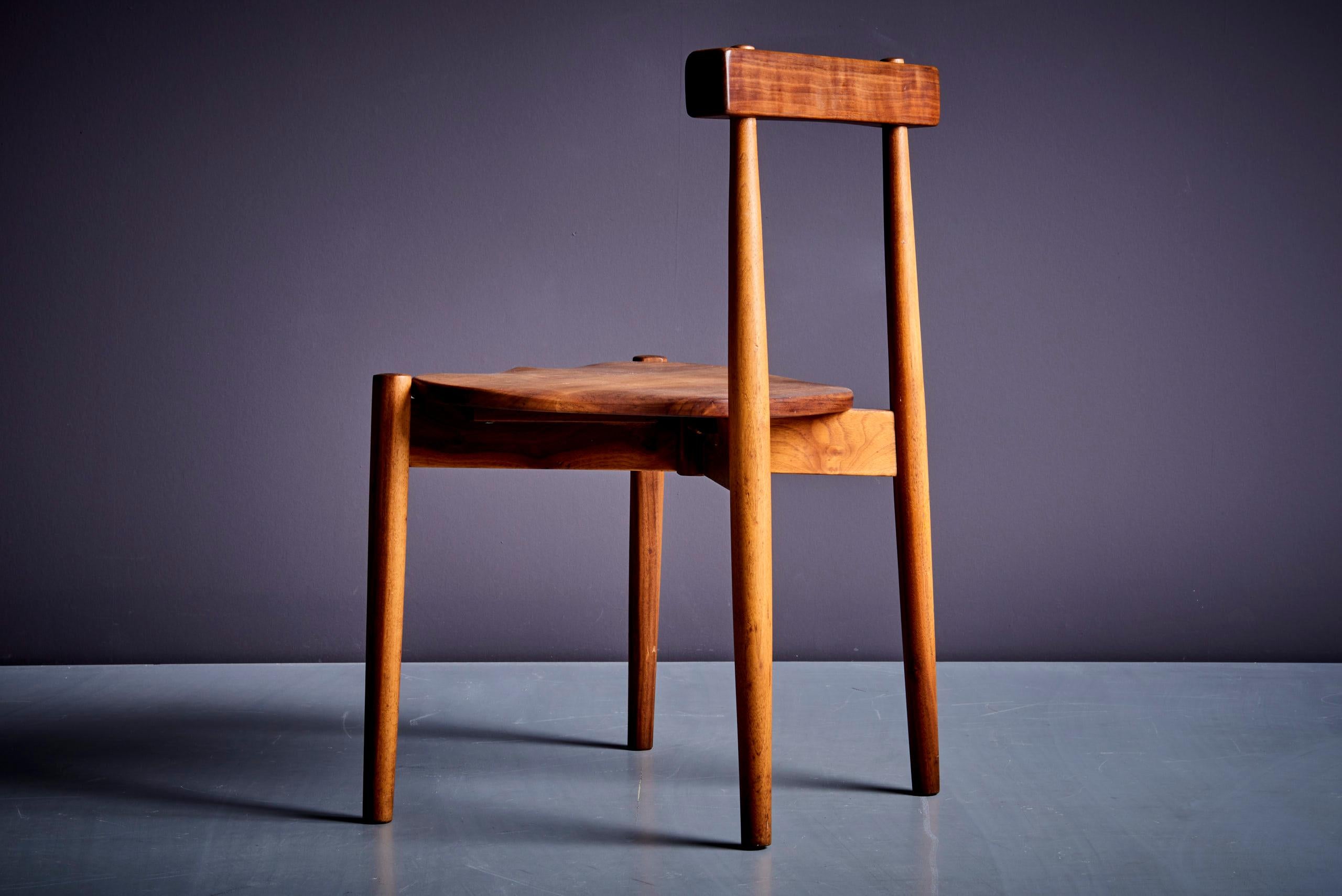 Clarence Teed Collection of a Chair, one Platter a Sculpture and a Sketch Book For Sale 1