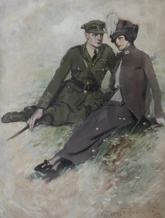 Un soldado y su chica, Ilustración de una historia de revista