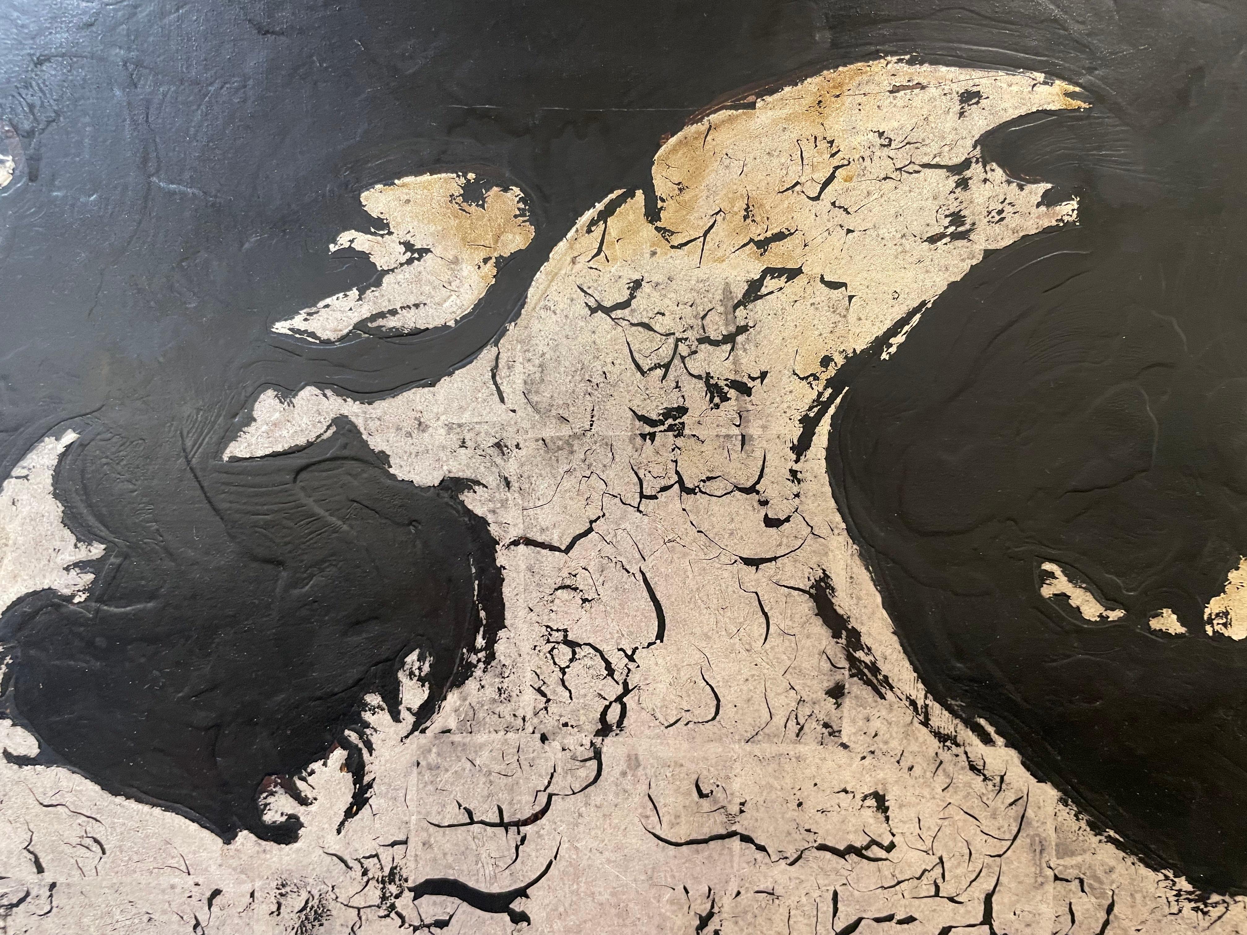 The Sea, Large Mid-Century Abstract Painting, Cleveland School Artist For Sale 12