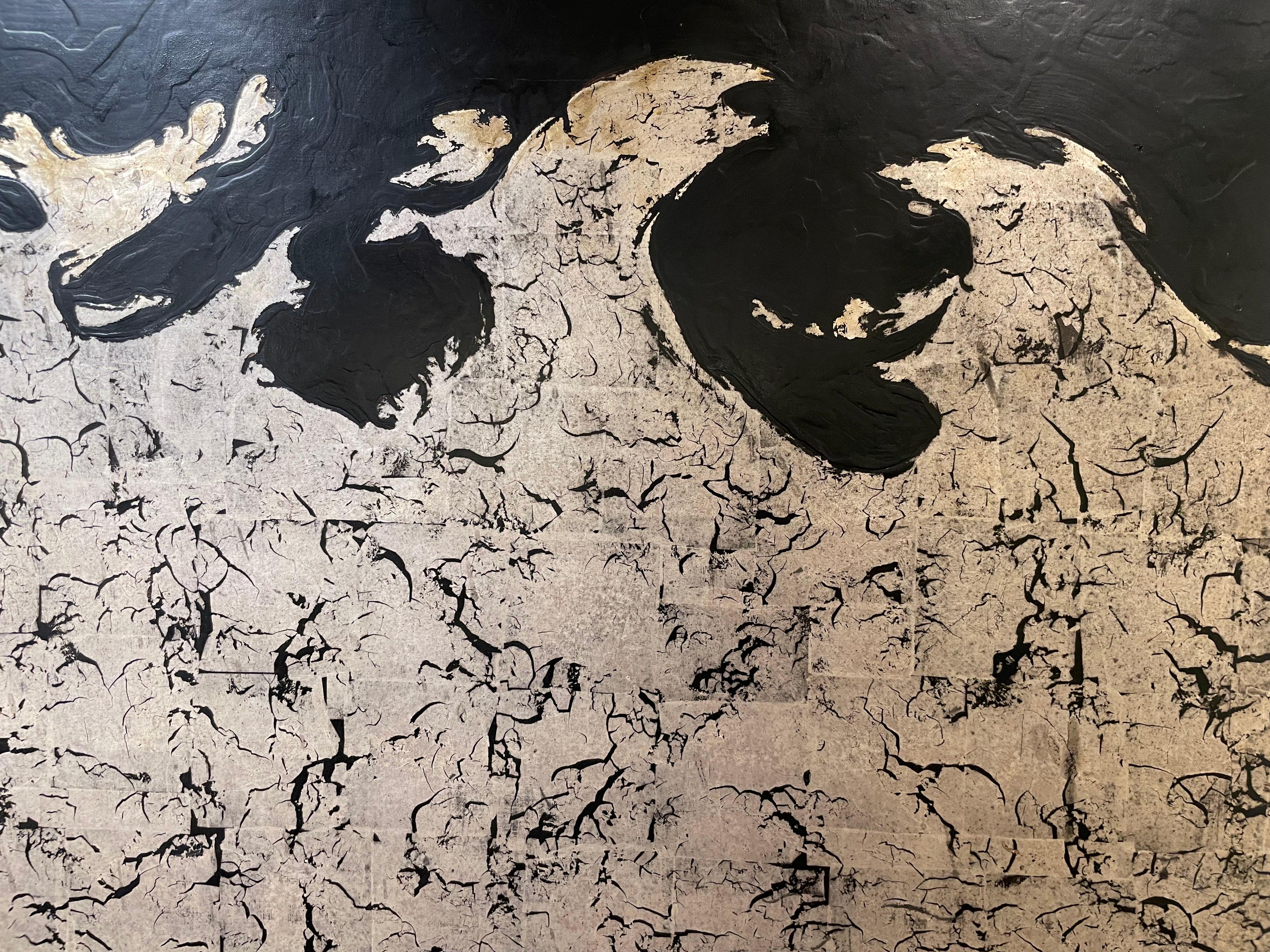 The Sea, Large Mid-Century Abstract Painting, Cleveland School Artist For Sale 7