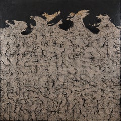 The Sea, Large Mid-Century Abstract Painting, Cleveland School Artist