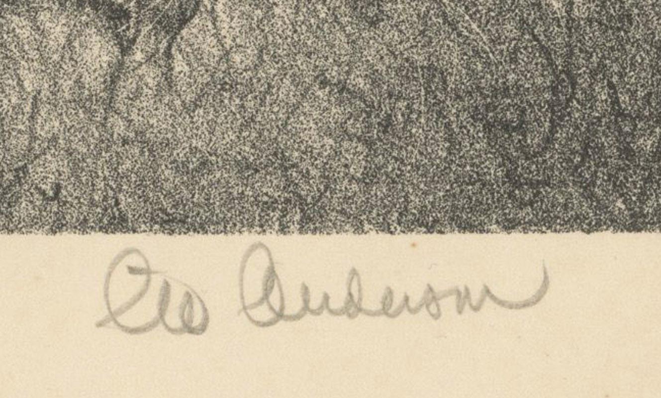 Frühe Geschwindigkeit (Beige), Animal Print, von Clarence W. Anderson
