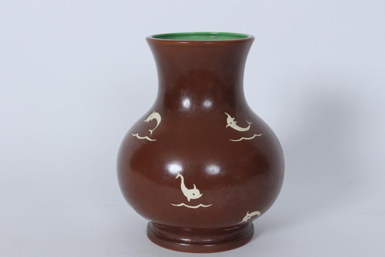 Art Déco Clarice Cliff per Wilkinson LTD Vaso in ceramica 