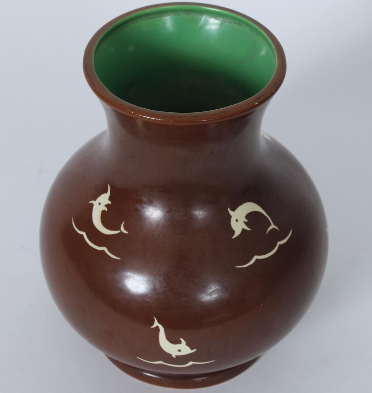 Inizio XX secolo Clarice Cliff per Wilkinson LTD Vaso in ceramica 