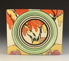 Clarice Cliff HONOLULU LARGE BIARRITZ PLATE C.1933