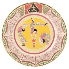 Clarice Cliff Laura Knight CIRCUS TUMBLERS PLATE C.I. 1933