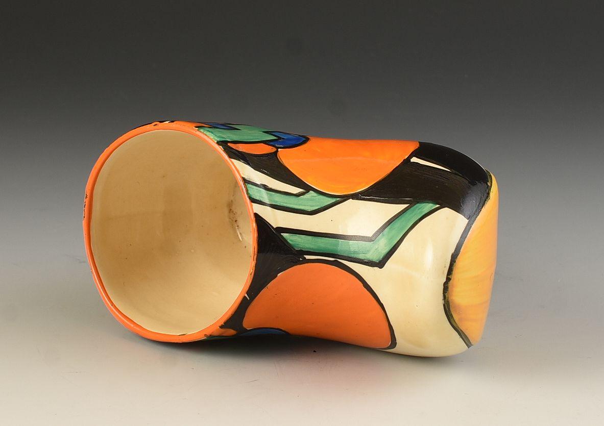 Art Deco Clarice Cliff PICASSO FLOWER SABOT/CLOG C.1930 For Sale