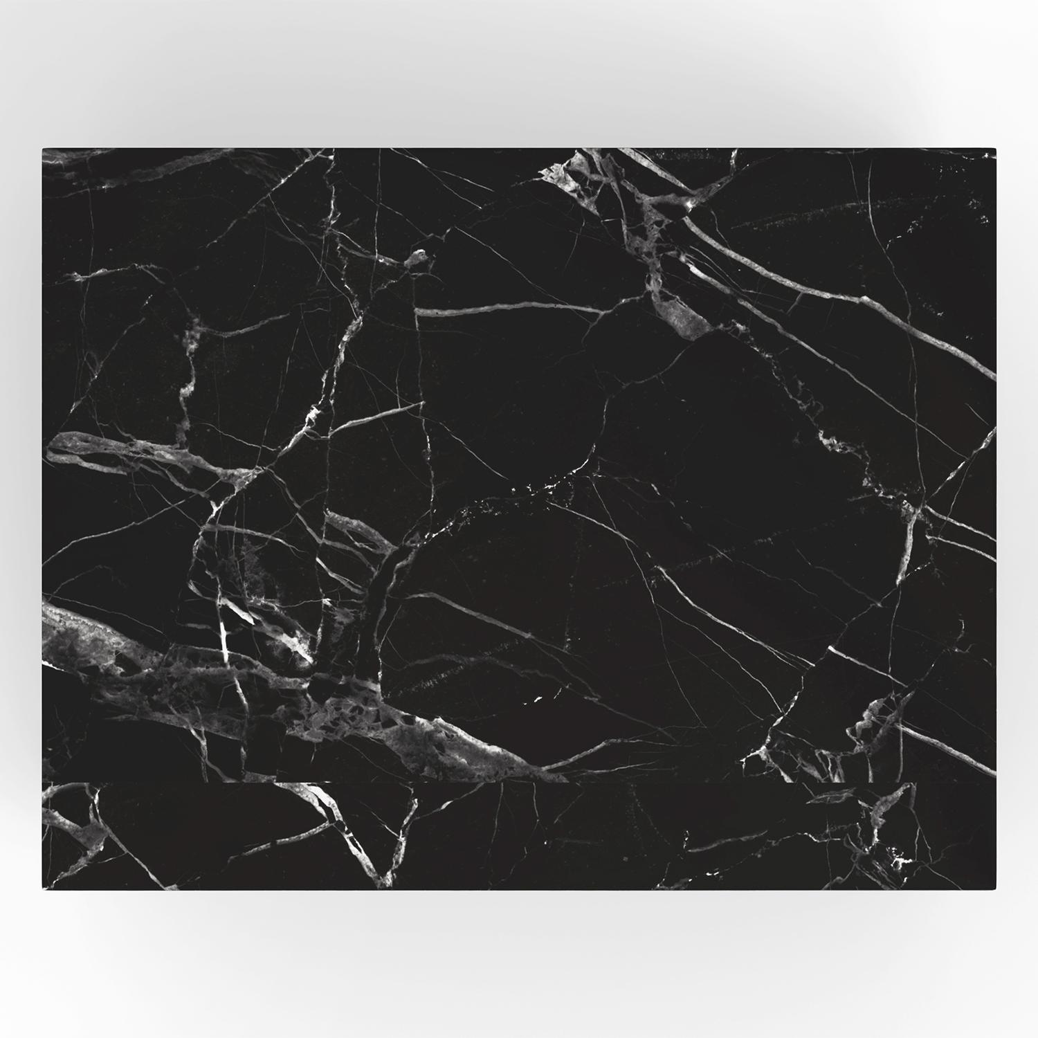 XXIe siècle et contemporain Table basse en marbre noir Clarina en vente