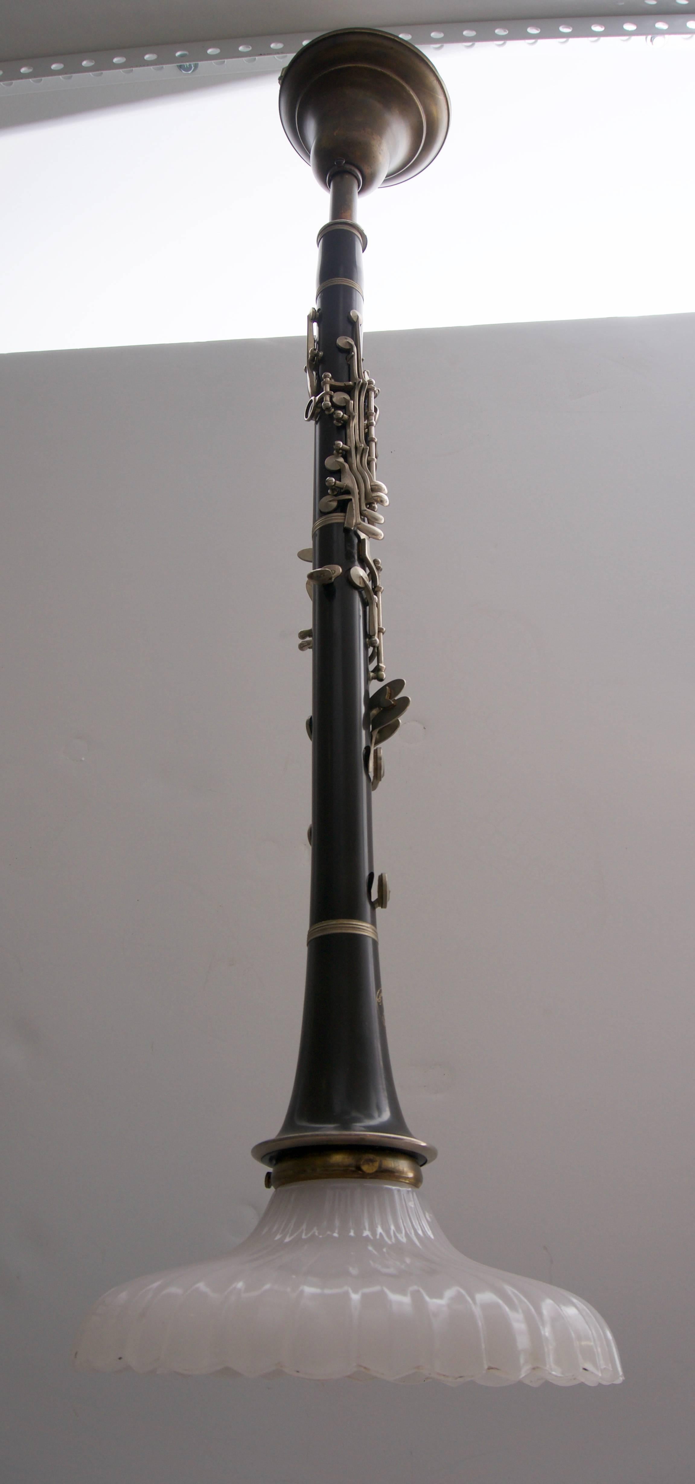 Clarinet Form Chandelier For Sale 1