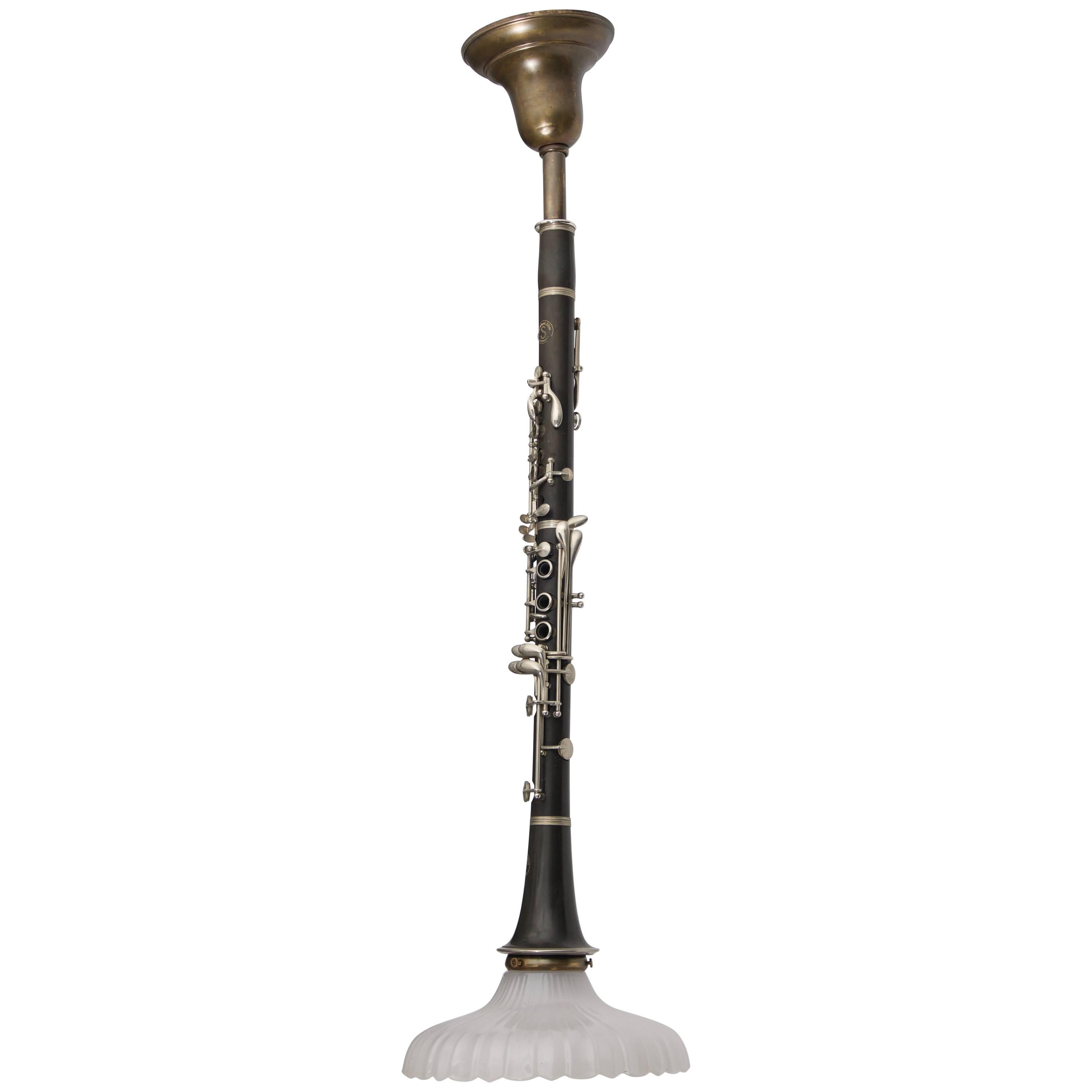 Clarinet Form Chandelier For Sale