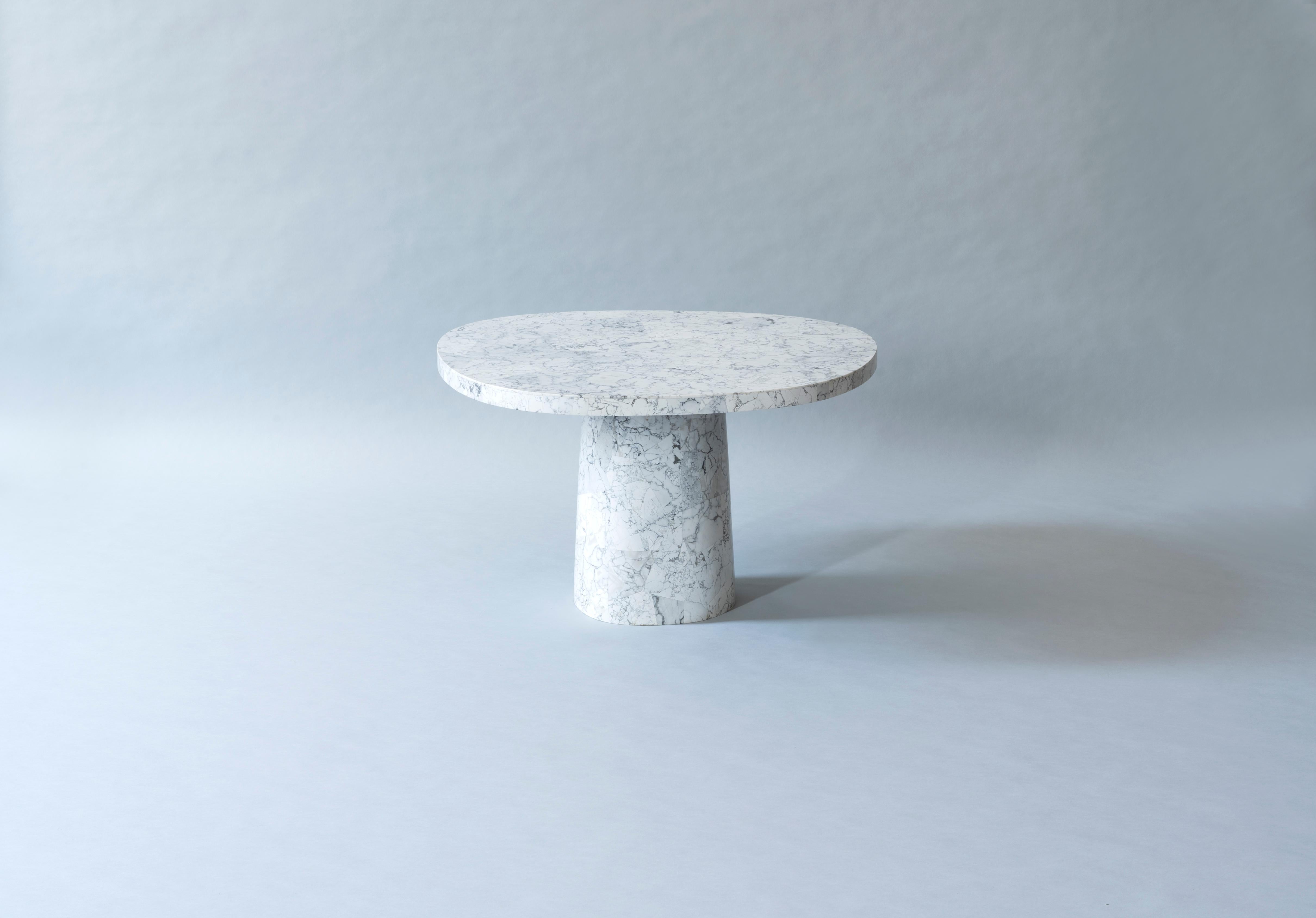 Table d'appoint Clarion par DeMuro Das dans la photo en jaspe en vente 3