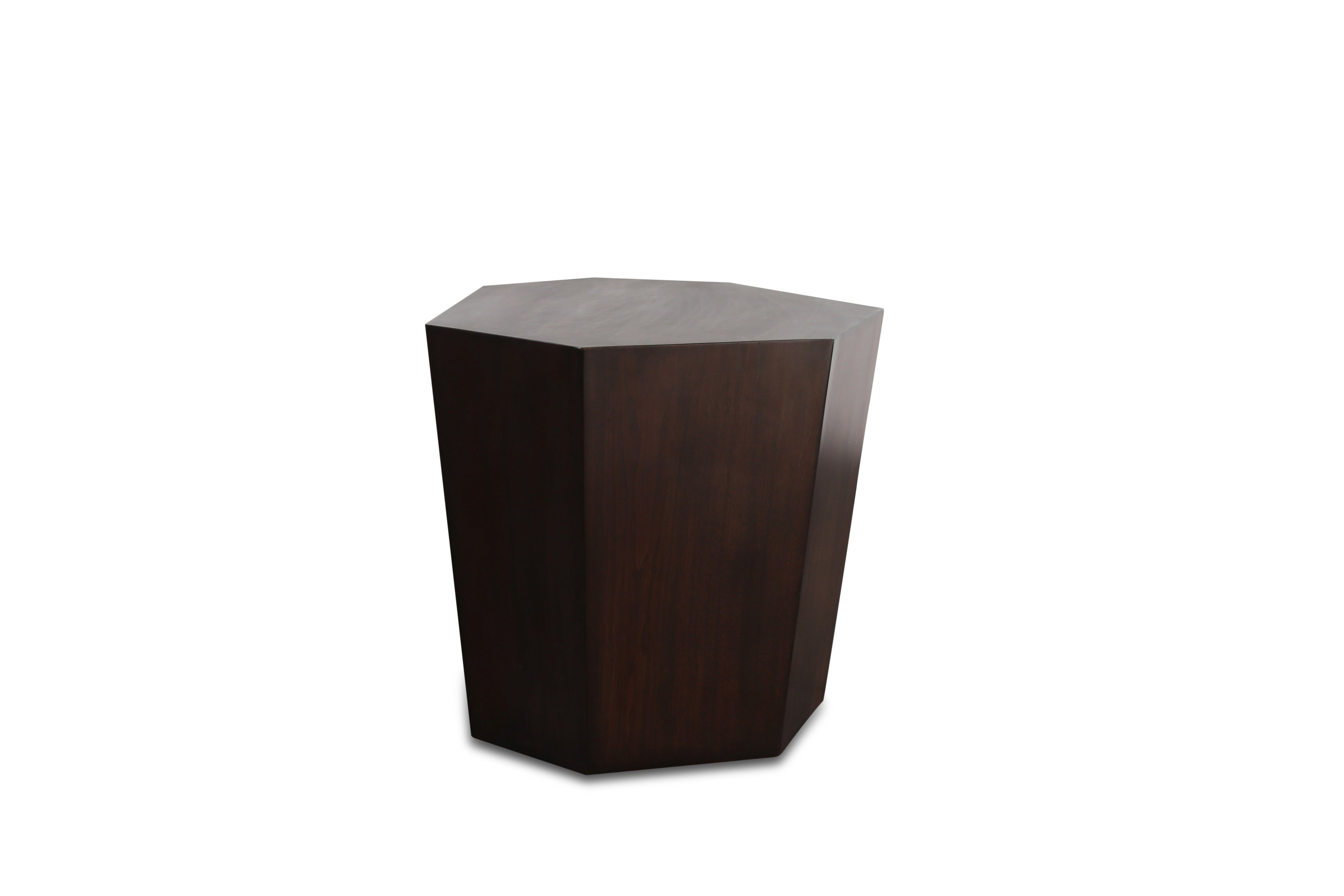 Geometric Occasional Table in Argentine Rosewood from Costantini, Clariss For Sale