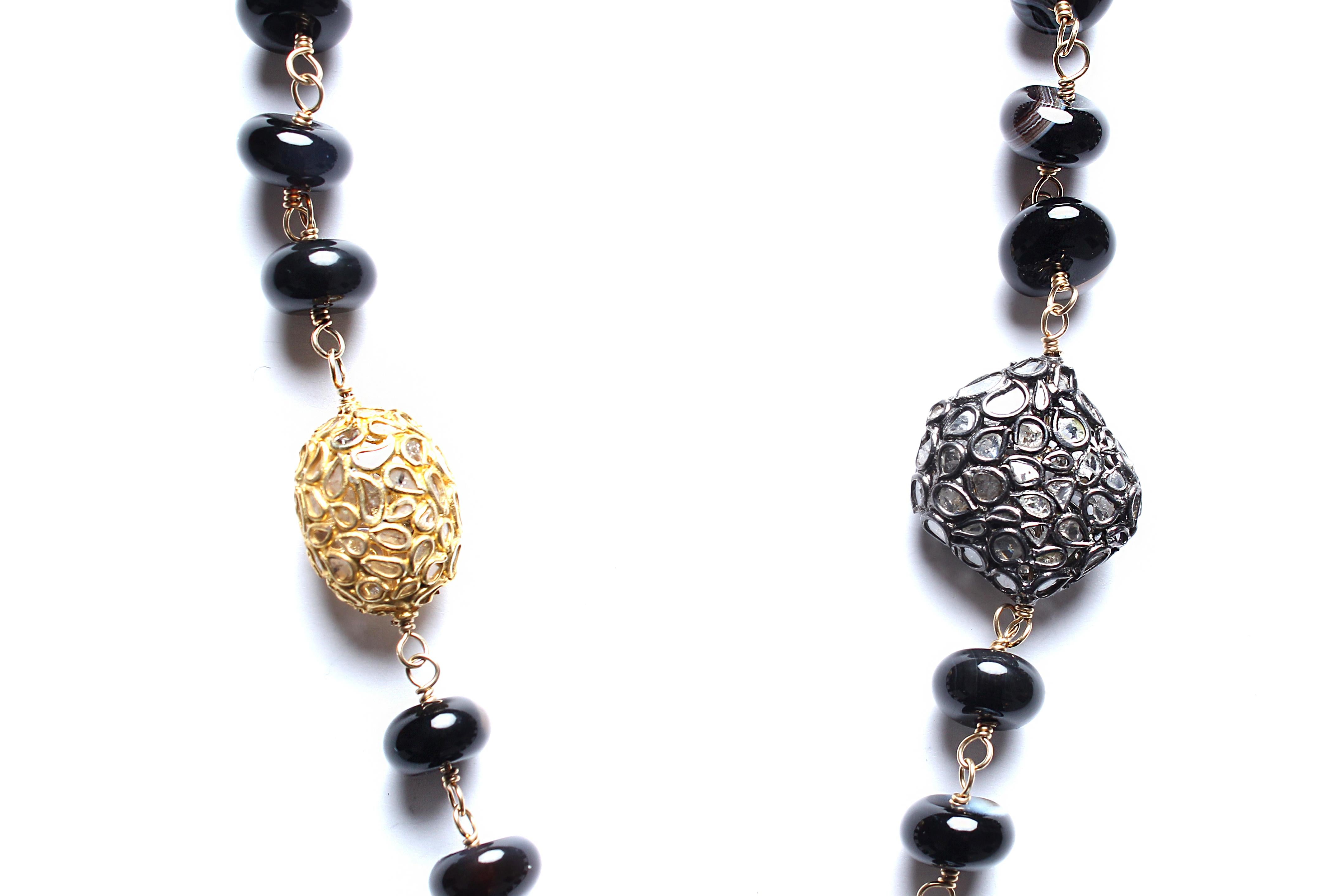 black diamond rosary