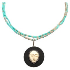 Collares colgantes de plata