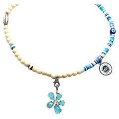 Sapphire Beaded Necklaces