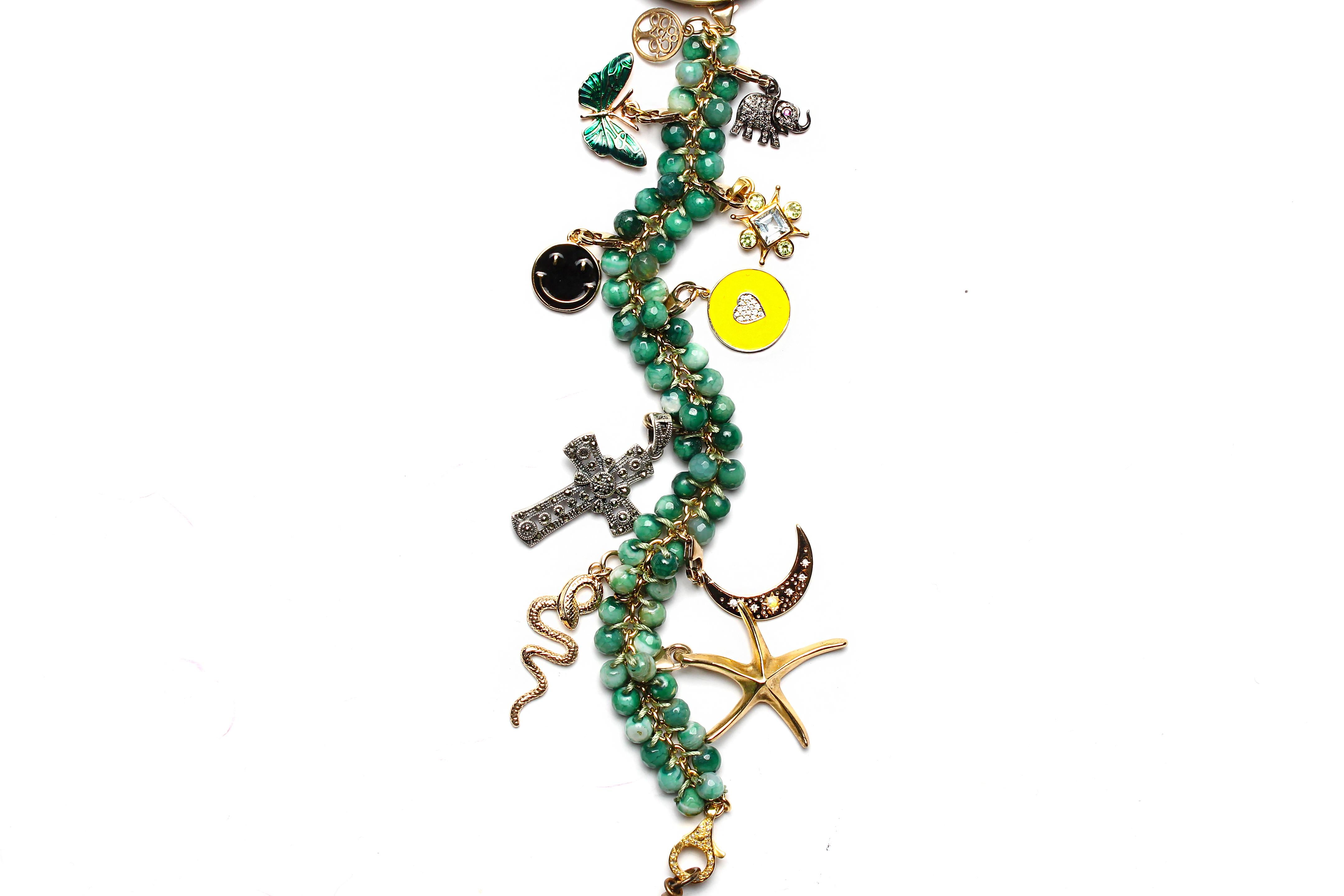 CLARISSA BRONFMAN Diamond Emerald Gold Topaz 