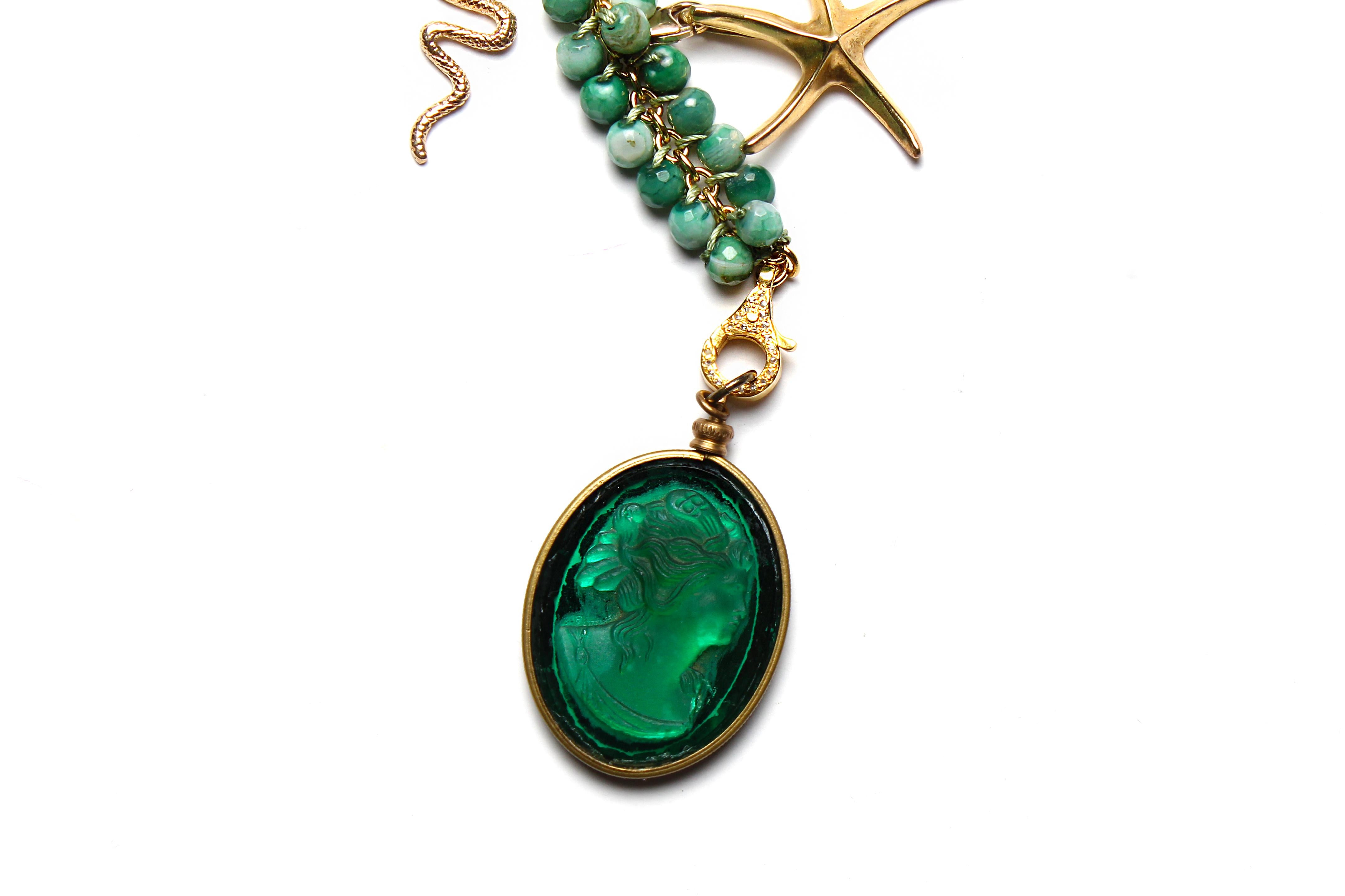 CLARISSA BRONFMAN Diamond Emerald Gold Topaz 
