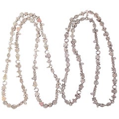 Clarissa Bronfman Diamond Emoji Necklace