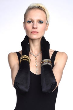 CLARISSA BRONFMAN Hämatit 14k vergoldetes Perlenarmband