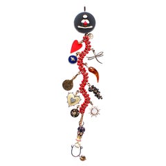 Clarissa Bronfman "Naughty Not Nice" Symbol Tree Necklace