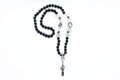 Clarissa Bronfman Onyx, Crystal, Diamond, Silver Necklace with 'Embrace' Pendant