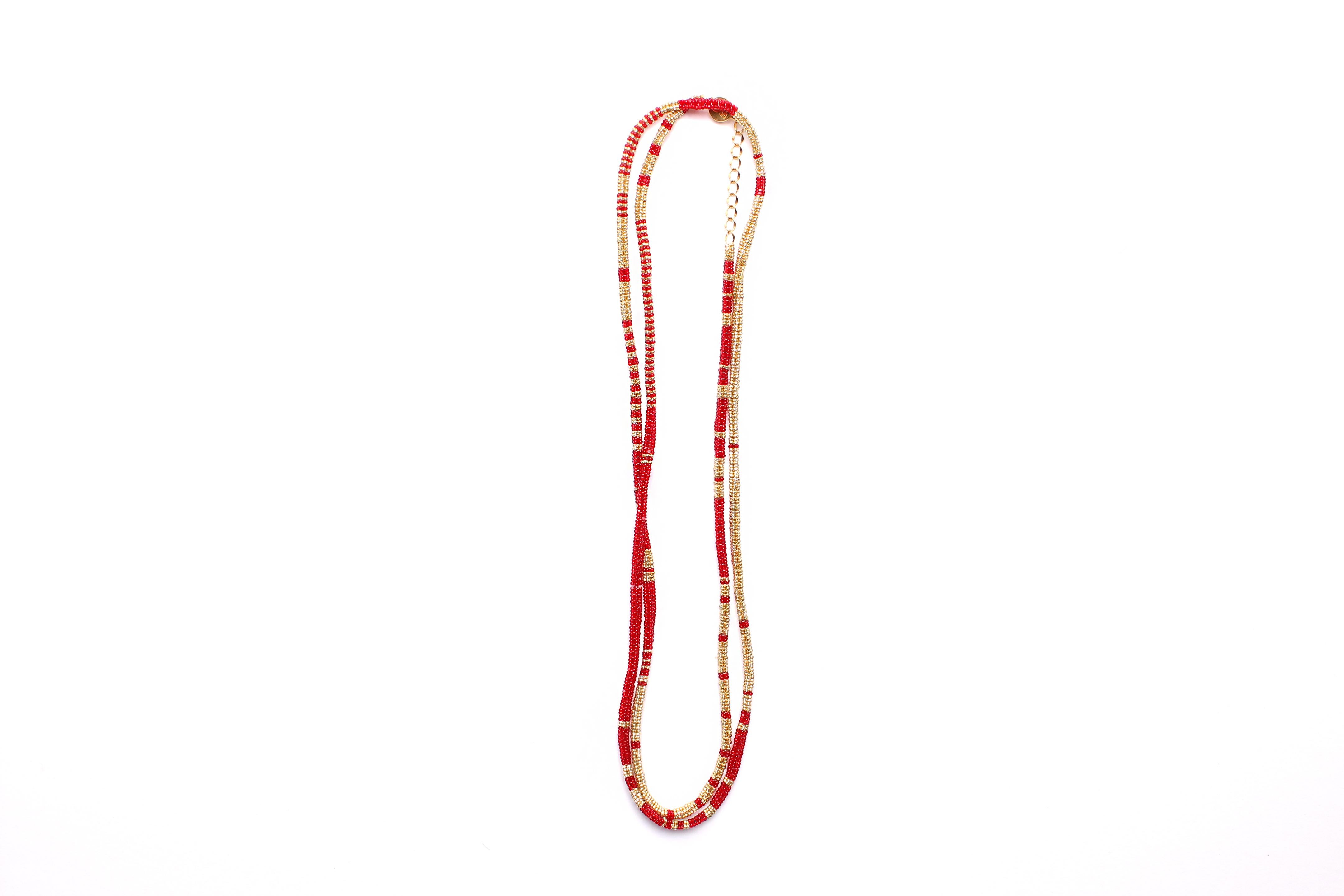 Clarissa Bronfman Red Gold Alonso Necklace Two Tone Ebony Sun Star Pendant For Sale 2