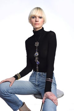 Clarissa Bronfman Signature Antique Moroccan 'Casablanca' Symbol Tree Necklace