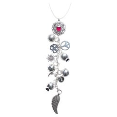 Clarissa Bronfman Signature "Cherry On The Icing" Symbol Tree Necklace