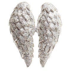Clarissa Bronfman Signature Diamond Angel Wing Ring