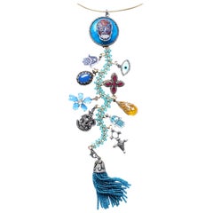 Clarissa Bronfman Signature 'Eternal Fun' Symbol Tree Necklace