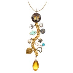 Clarissa Bronfman Signature "Wink" Symbol Tree Necklace