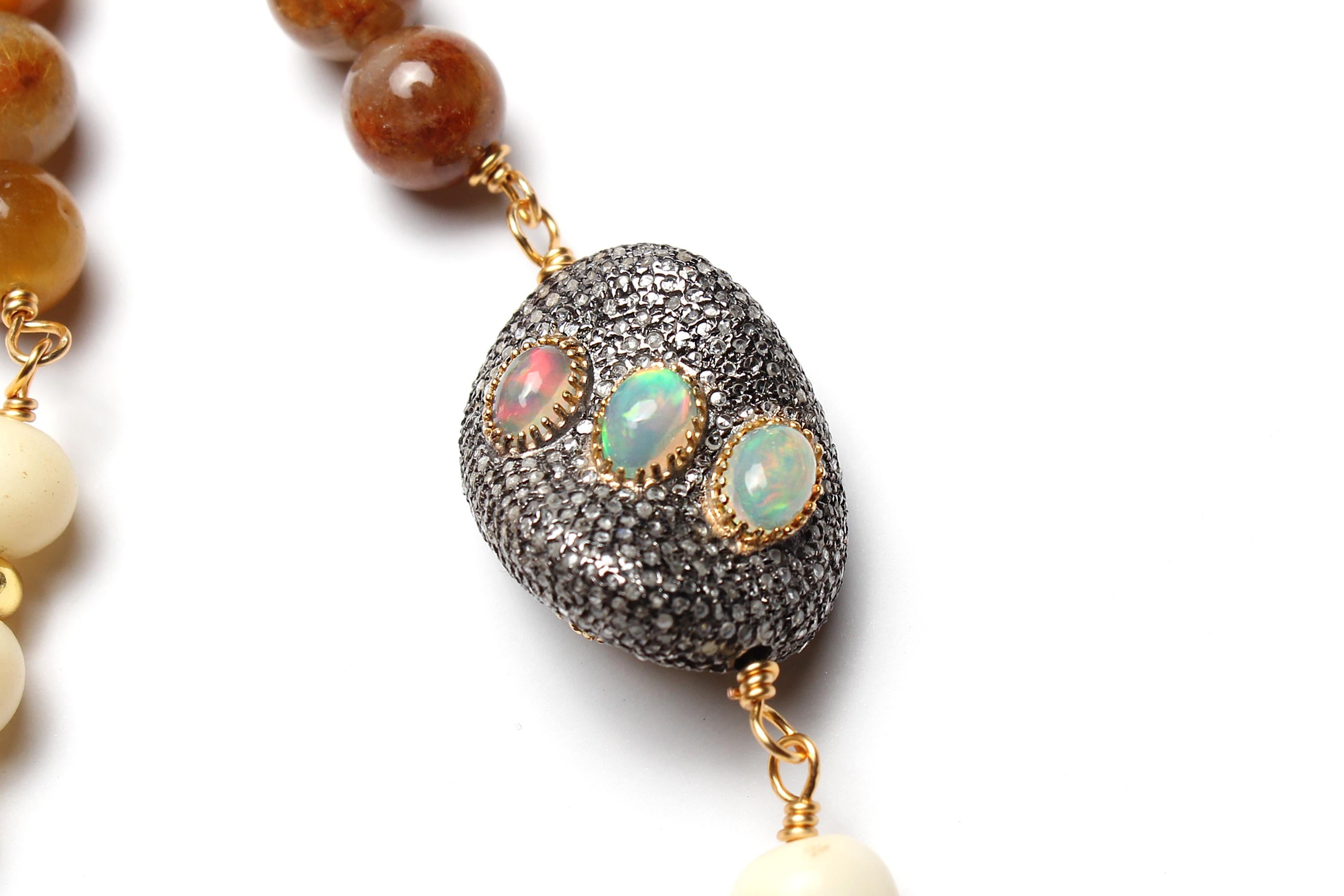 CLARISSA BRONFMAN Tigers Eye Bone 