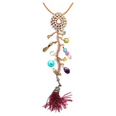 CLARISSA BRONFMAN Turkish Delight Symbol Tree Necklace 