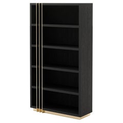 Clark Black Ash Bookcase