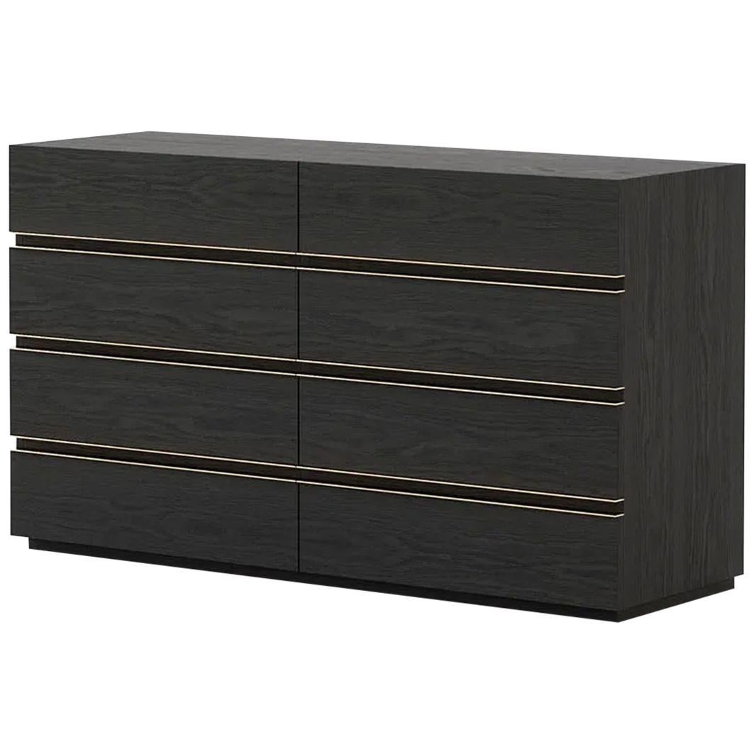 Clark Black Ash Chest of Drawers