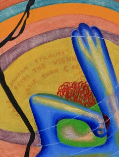 Johann Strauss & Artie Shaw - Mid Century Modern Abstract