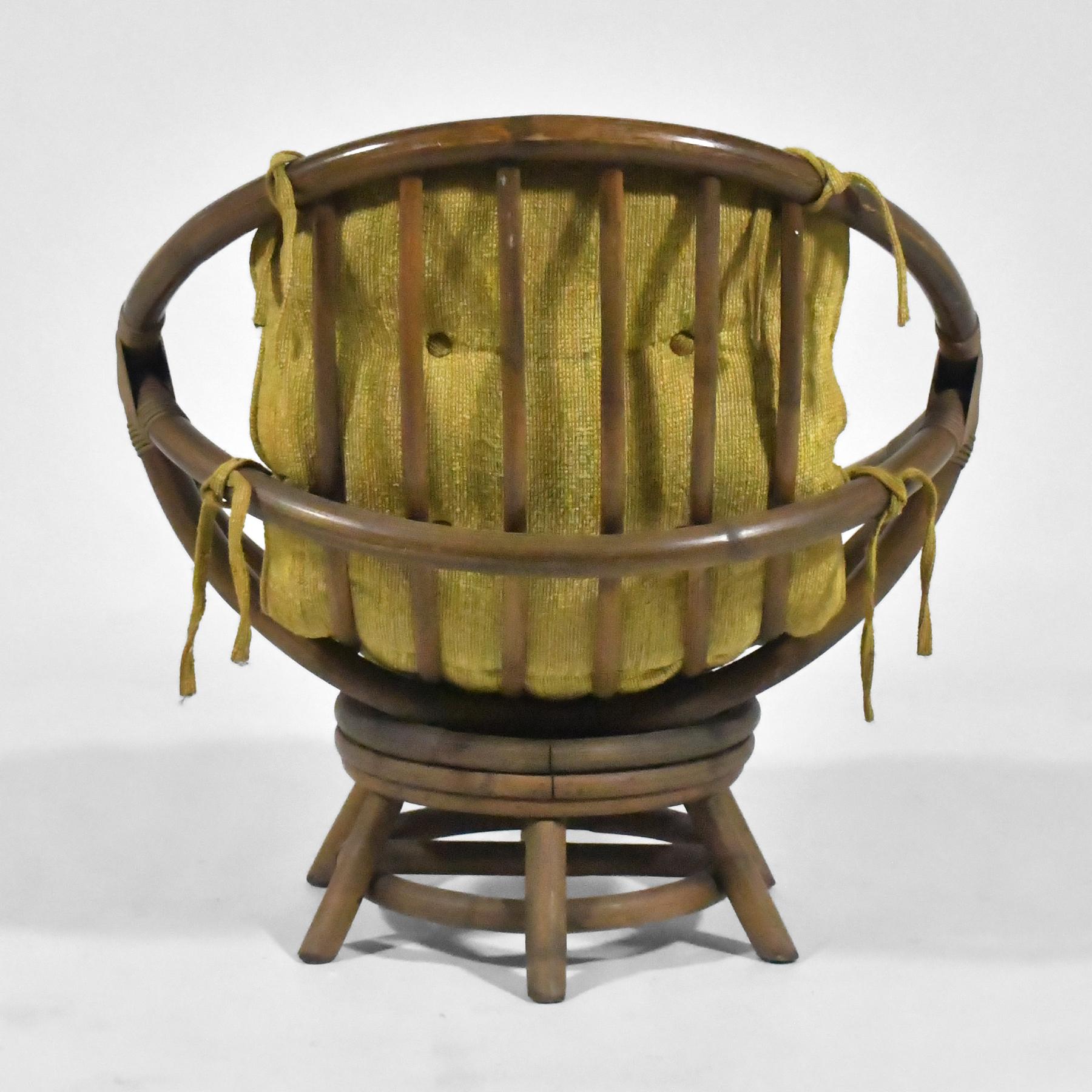 Sillón informal de ratán Clarke Tapicería en venta