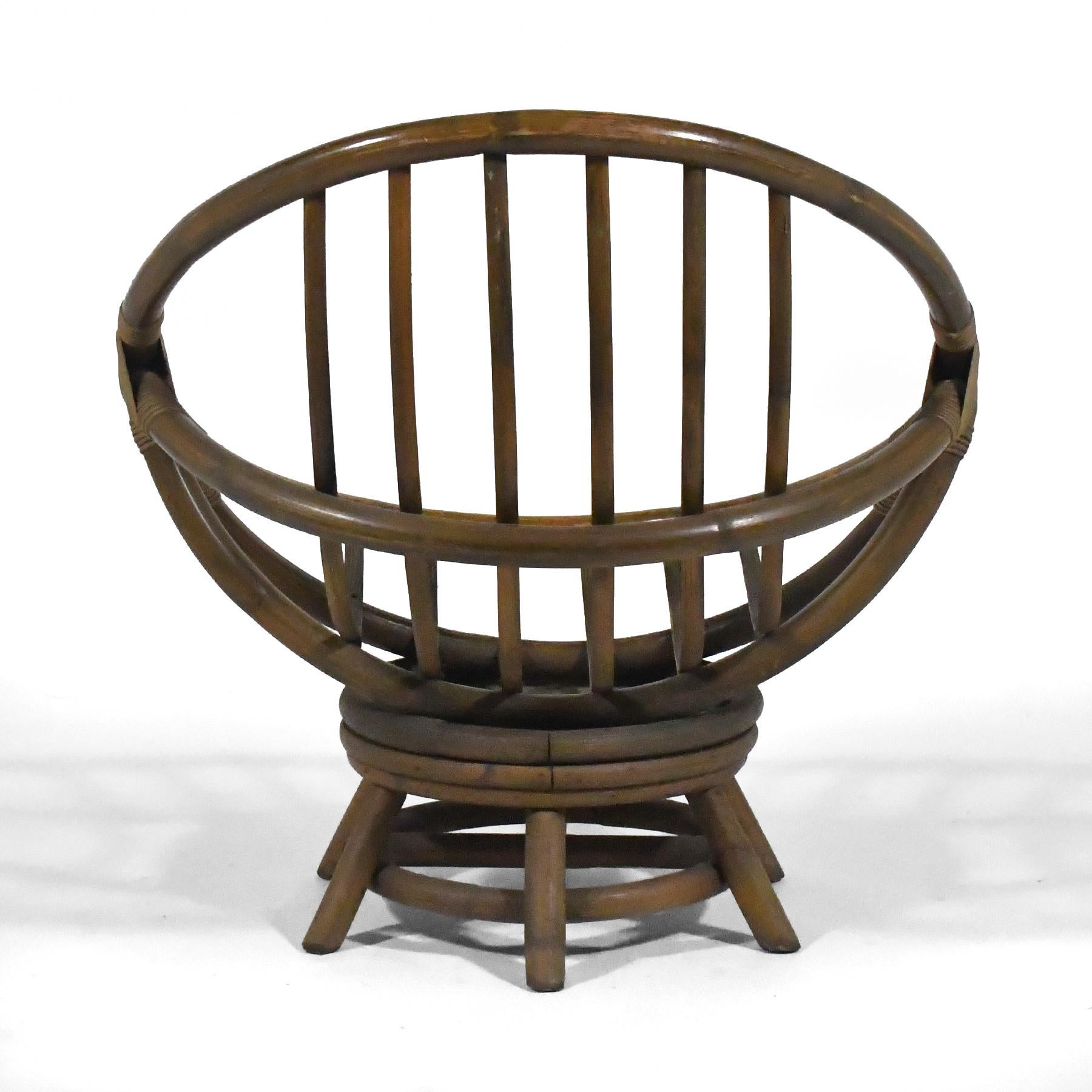 Sillón informal de ratán Clarke en venta 1