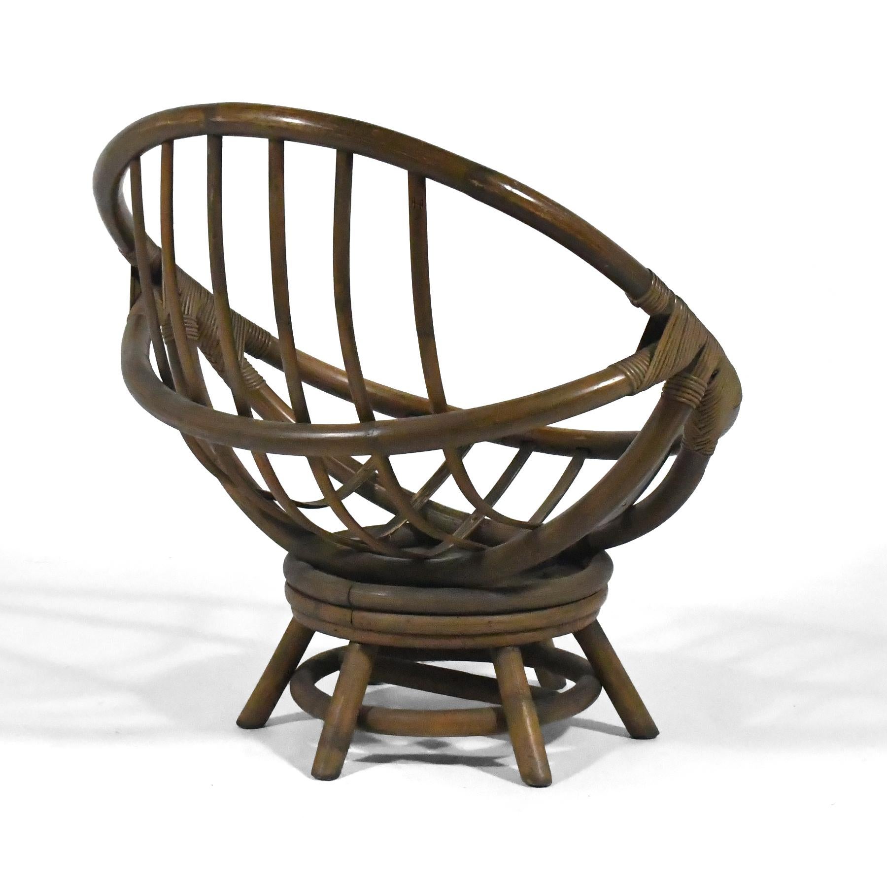 Sillón informal de ratán Clarke en venta 2