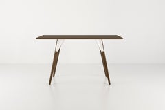 Clarke Desk Walnut White