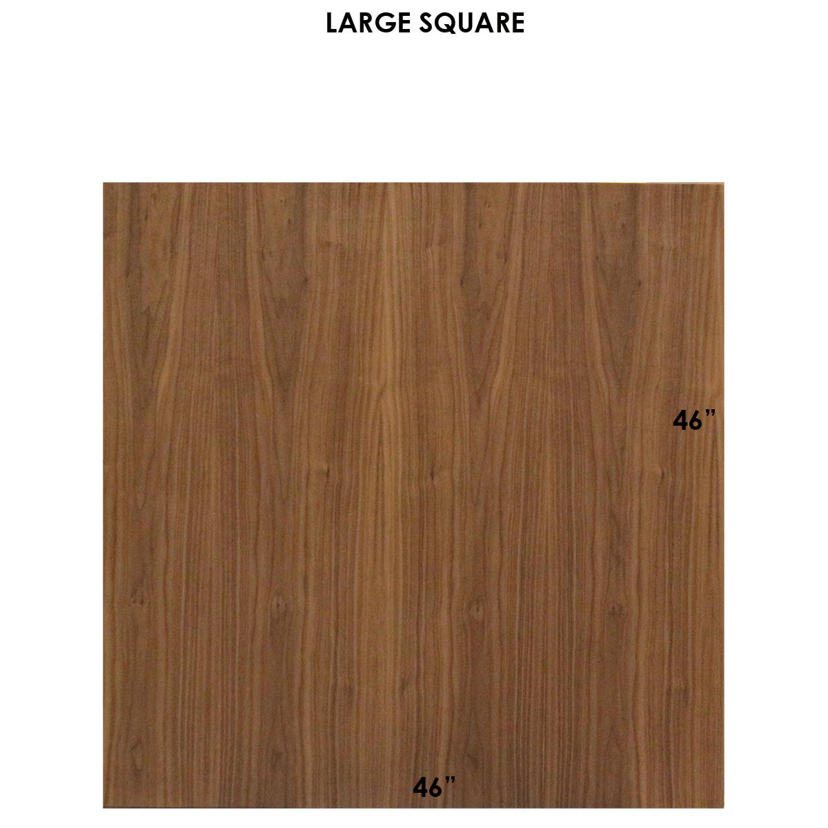 Scandinave moderne Table carrée industrielle Clarke en noyer blanc en vente