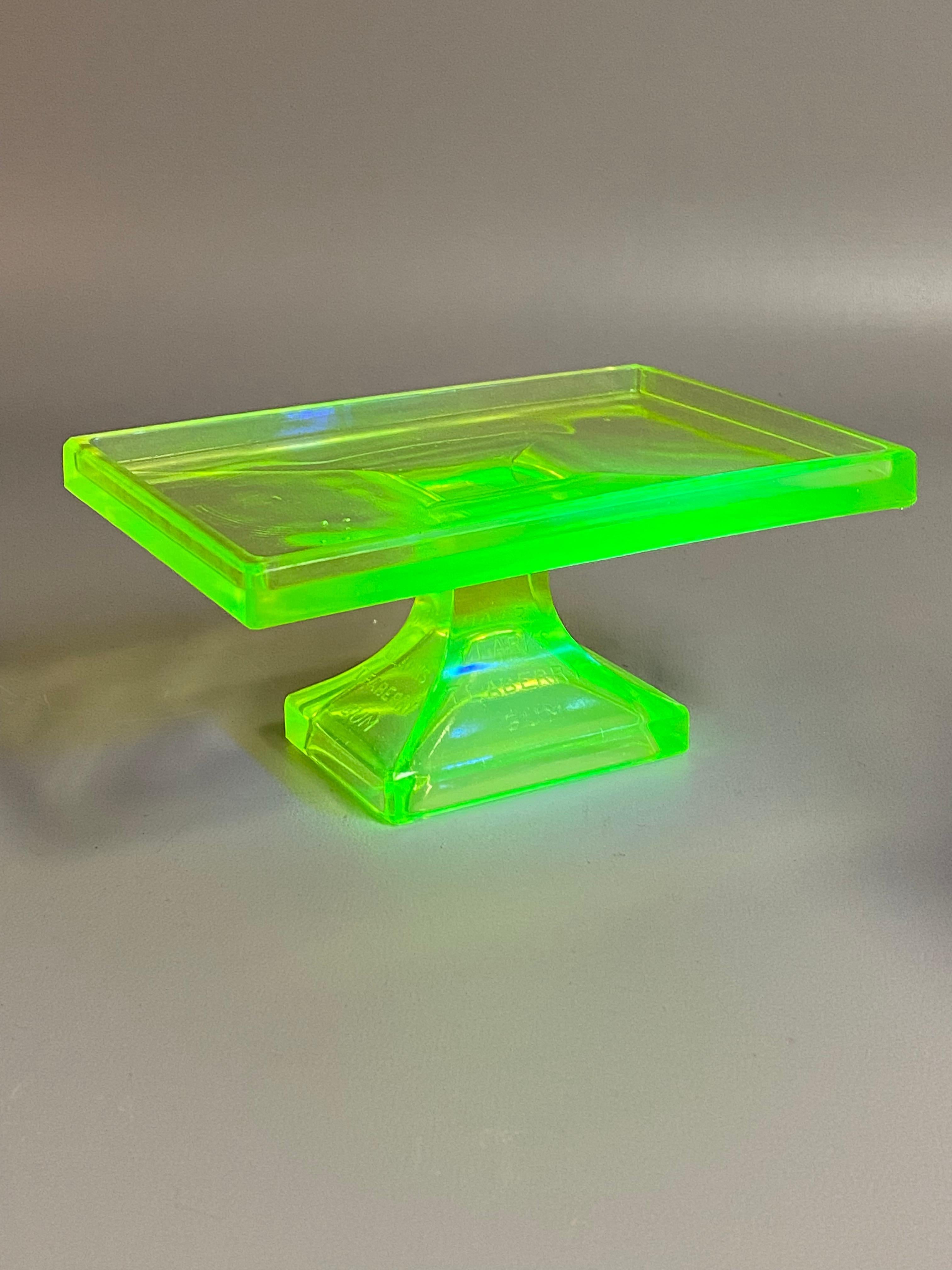 Expositor de cristal para tienda de chicles Clark's Teaberry Uranium 2