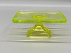 Clark's Teaberry Chewing Gum Uranium Glass Store Display Stand