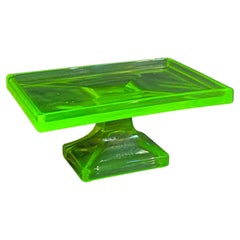 Clark's Teaberry Chewing Gum Uranium Glass Store Display Stand