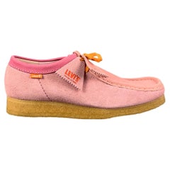 CLARKS x LEVI'S VINTAGE Size 11 Pink Suede Desert Lace Up Shoes