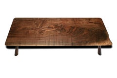 Claro Walnut Single Slab FIJN Dining Table, in Stock